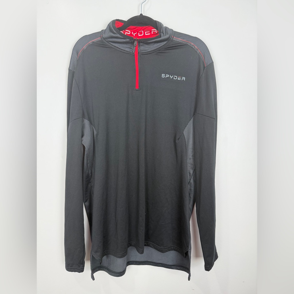 Spyder Active Gray And Black Apparel
